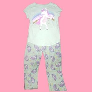 Girls Unicorn Pajama Set